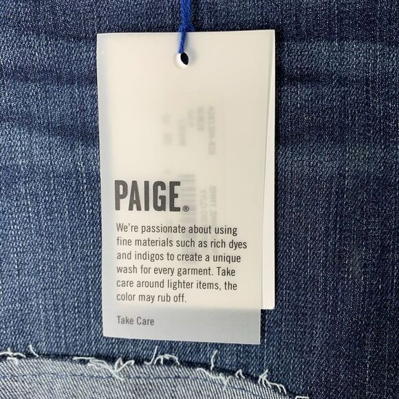 Paige Jimmy Jimmy Shorts Cuff Cut Off Womens Size 30 Xylo Distressed NWT $169 - Picture 4 of 14